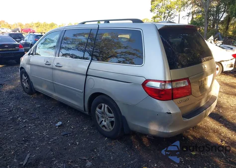 2007 Honda Odyssey Ex-L from USA, damaged, VIN 5FNRL38777B095136